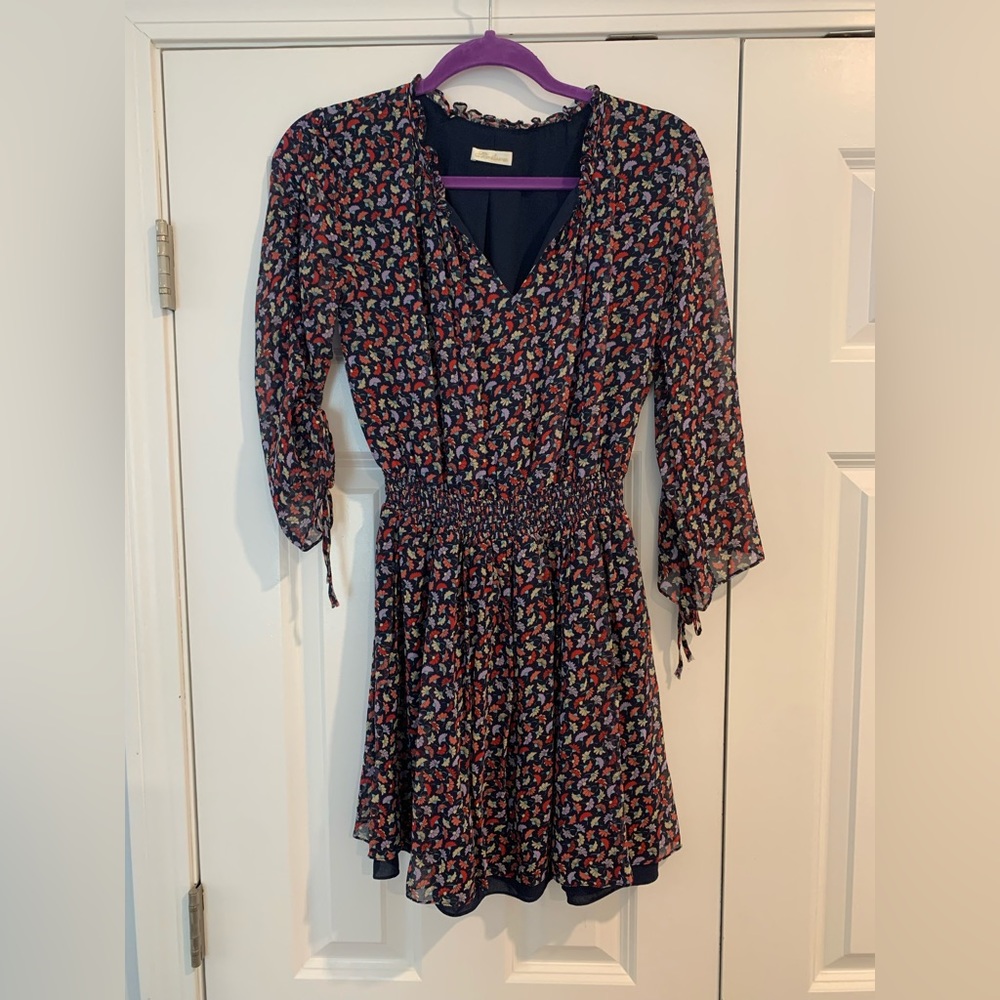 Shoshanna dress with cinch waist detail